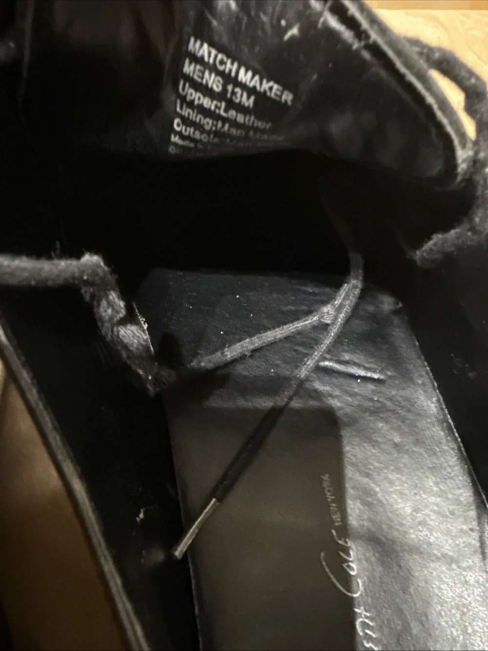 Kenneth Cole REACTION Men's Black Classic Cap Toe Lace Up Oxford Size 13